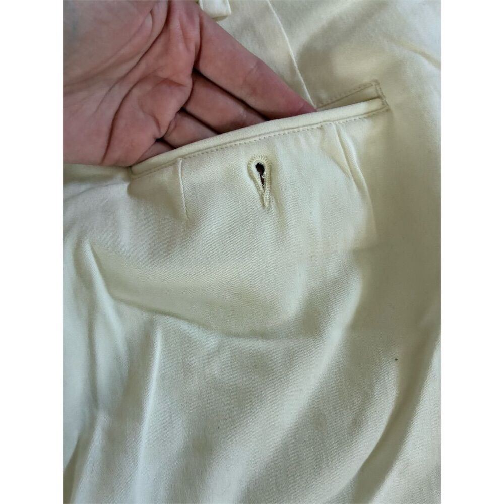 Liz Claiborne Lizsport Women's Beige Stretch Straight Leg Pants Size 14 - Picture 7 of 14
